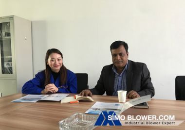 Bangladesh customer visits SIMO Blower