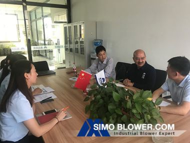 Singapore & Indonesia Customers Visit SIMO Blower